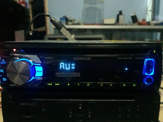 KENWOOD U373 USB IPOD MP3-RW CD-RW AUX ปรีเอ้า1ชุด สภาพสวย มือ2 ญี่ปุ่น