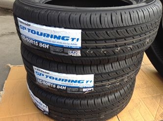 ยางใหม่ 185-60-15 ปี15 Dunlop