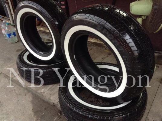 ยางขอบขาว Dunlop 225-70-15 SP sport601