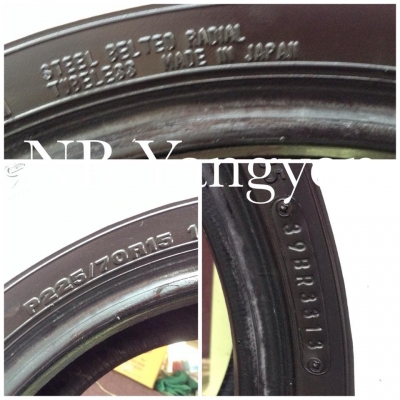 ยางขอบขาว Dunlop 225-70-15 SP sport601
