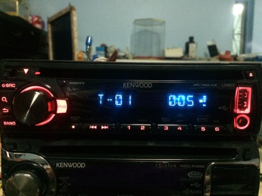 KENWOOD U363R USB IPOD MP3-RW CD-RW AUX ปรีเอ้า1ชุด สภาพสวย มือ2 ญี่ปุ่น