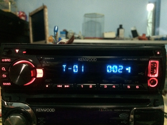 KENWOOD U363R USB IPOD MP3-RW CD-RW AUX ปรีเอ้า1ชุด สภาพสวย มือ2 ญี่ปุ่น