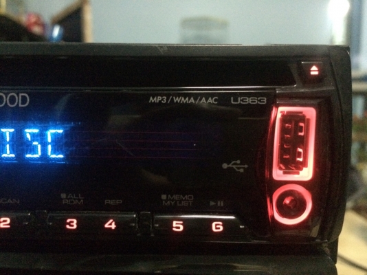 KENWOOD U363R USB IPOD MP3-RW CD-RW AUX ปรีเอ้า1ชุด สภาพสวย มือ2 ญี่ปุ่น