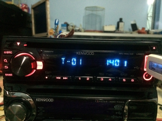 KENWOOD U363R USB IPOD MP3-RW CD-RW AUX ปรีเอ้า1ชุด สภาพสวย มือ2 ญี่ปุ่น