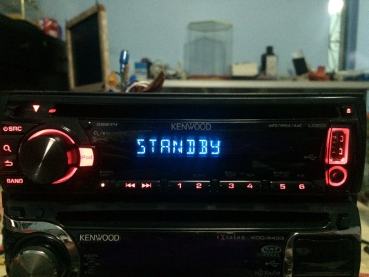 KENWOOD U363R USB IPOD MP3-RW CD-RW AUX ปรีเอ้า1ชุด สภาพสวย มือ2 ญี่ปุ่น