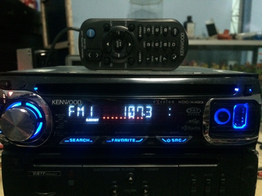 KENWOOD KDC-X493 excelon 24Bit USB IPOD MP3-RW CD-RW FMคลื่นไทย AUX ปรีเอ้า3ชุด คุมกล่องCD พร้อมรีโมท สภาพสวย มือ2 ญี่ปุ่น KENWOOD KDC-X493 excelon 24Bit USB IPOD MP3-RW CD-RW FMคลื่นไทย AUX ปรีเอ้า3ชุด คุมกล่องCD พร้อมรีโมท สภาพสวย มือ2 ญี่ปุ่น