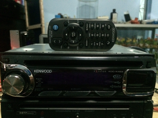 KENWOOD KDC-X493 excelon 24Bit USB IPOD MP3-RW CD-RW FMคลื่นไทย AUX ปรีเอ้า3ชุด คุมกล่องCD พร้อมรีโมท สภาพสวย มือ2 ญี่ปุ่น