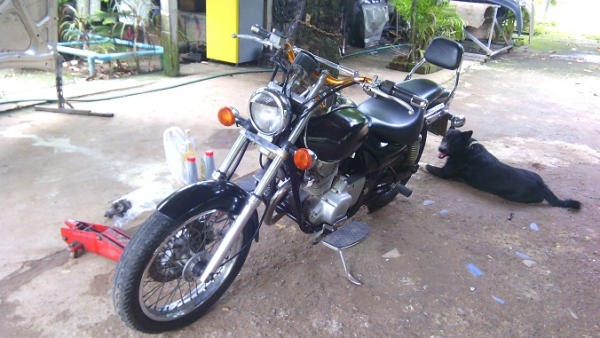 Kawasaki boss175 พร้อมทะเบียน ตอง222 พร้อมใช้