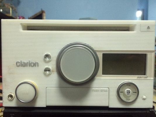 CLARION DUB275MP USB MP3-RW CD-RW AUX ปรีเอ้า2ชุด ไฟ7สี สภาพสวย มือ2 ญี่ปุ่น