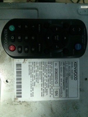 KENWOOD KDC-452U PANDORA 24Bit USB IPOD MP3-RW CD-RW FMคลื่นไทย AUX ปรีเอ้า3ชุด ไฟ7สี คุมกล่องCD พร้อมรีโมท สภาพสวย มือ2 ญี่ปุ่น