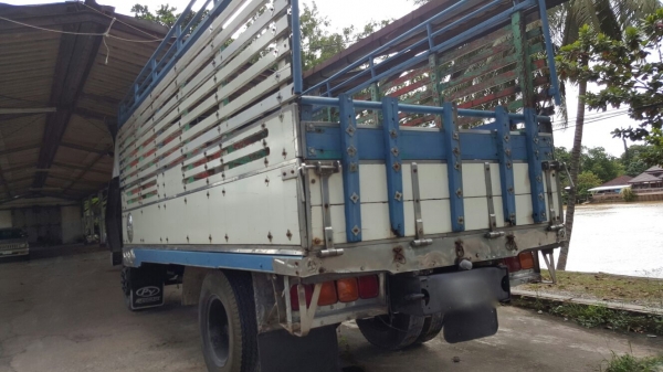 รถอีซูซุ 6 ล้อ หลังถนน FDR / 165 แรงม้า. ปี 39.   สนในติดต่อ   081 - 6079515