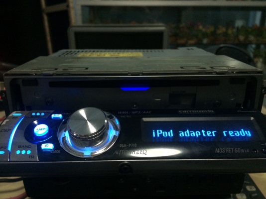 Pioneer DEH-P710 MP3-RW CD-RW 2ปรีเอ้า สไลด์ไฟฟ้า กราฟฟิกหน้า EQ13แบน ครอสโอเวอร์ในตัว คุมกล่องCD มือ2 ญี่ปุ่น