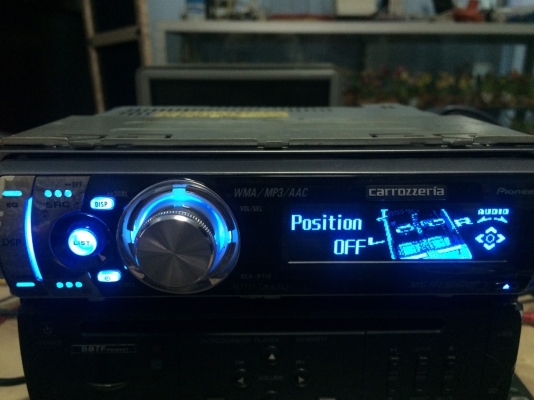 Pioneer DEH-P710 MP3-RW CD-RW 2ปรีเอ้า สไลด์ไฟฟ้า กราฟฟิกหน้า EQ13แบน ครอสโอเวอร์ในตัว คุมกล่องCD มือ2 ญี่ปุ่น