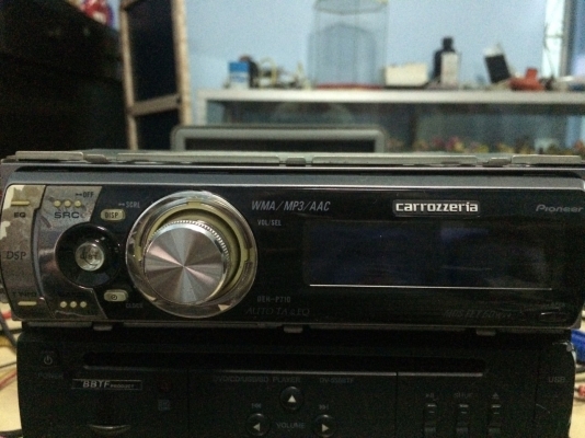 Pioneer DEH-P710 MP3-RW CD-RW 2ปรีเอ้า สไลด์ไฟฟ้า กราฟฟิกหน้า EQ13แบน ครอสโอเวอร์ในตัว คุมกล่องCD มือ2 ญี่ปุ่น