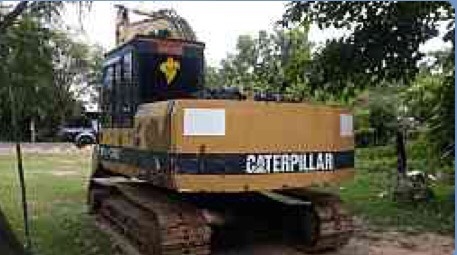 ขายรถแบคโฮ CAT  E120 Bเอกสารอินวอยท์รถสวยพร้อมใช้ราคา 600,000 090-772-3710 090-772-3708