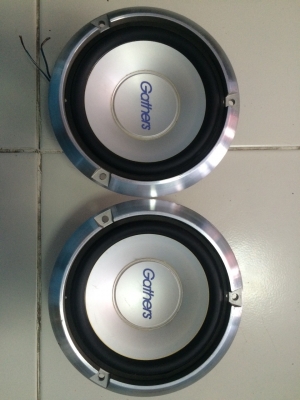 ลำโพง Gathers GS-3686 6นิ้ว ตรงรุ่นHonda 60W โครงหล่อมีเนียมสีเงินปัดเงา กรวยโพลี เสียงกลางชัดมาก เบ
