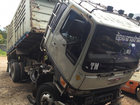 10ล้อดั้ม2เพลา HINO FM3HNLA-12131..วางเครื่องอินเตอร์คูลเลอร์PO9C-TB11717  เสร็จแล้ว พร้อมใช้งาน..