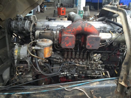 10ล้อดั้ม2เพลา HINO FM3HNLA-12131..วางเครื่องอินเตอร์คูลเลอร์PO9C-TB11717  เสร็จแล้ว พร้อมใช้งาน..