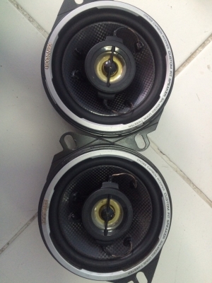 ลำโพง KENWOOD KFC-U109 2ทาง 4นิ้ว 55W โครงหล่อ กรวยเคฟล่า Made in Japan เสียงกลางแหลดชัด เบสนุ่น มือ2 ญี่ปุ่น