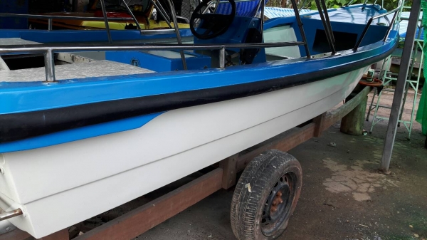 ขายเรือตกปลา 16 ฟุต กว้าง 1เมตร 55ซม  พร้มเทรนเลอ