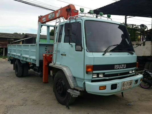 หกล้อ อีซูซุ FTR32H195 เครน UNIC 5 ตัน super V 5ปอก 4ชัก รถสภาพดีสวยจัดพร้อมใช้สุดๆ ทะเบียนพร้อมโอน