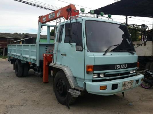 หกล้อ อีซูซุ FTR32H195 เครน UNIC 5 ตัน super V 5ปอก 4ชัก รถสภาพดีสวยจัดพร้อมใช้สุดๆ ทะเบียนพร้อมโอน