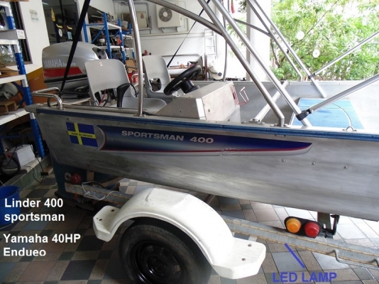 ลินเดอร์สปอตแมน 400+เครื่องยามาฮ่า 40 แรง ENDORU 2 จังหวะ electric start ลินเดอร์สปอตแมน 400+เครื่องยามาฮ่า 40 แรง ENDORU 2 จังหวะ electric start