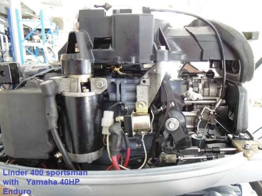 ลินเดอร์สปอตแมน 400+เครื่องยามาฮ่า 40 แรง ENDORU 2 จังหวะ electric start ลินเดอร์สปอตแมน 400+เครื่องยามาฮ่า 40 แรง ENDORU 2 จังหวะ electric start