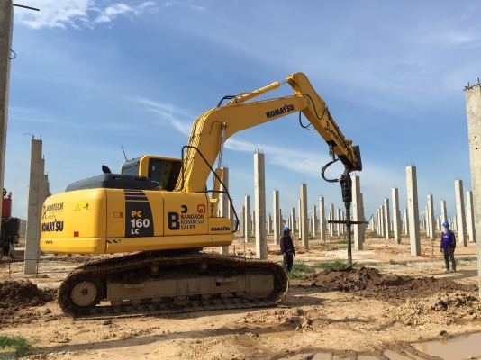 รับงาน รับเหมา งานเจาะ ฐานราก โครงสร้าง โรงงาน อาคาร