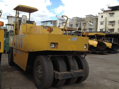 รถบด 9 ล้อยาง Sakai TS600 มาใหม่ เกียร์ออโต้ รถเก่านอก นำเข้าจากญี่ปุ่น สภาพเดิมๆ