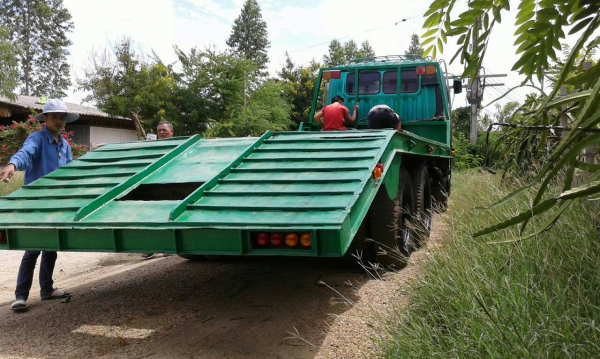 สิบล้อท้ายลาก ฮีโน่ FM3M P11320แรง 2เพา สโลส บรรทุก แม็คโค 200-320 รถพร้อมใช้ เล่มทะเบียนพร้อมโอน