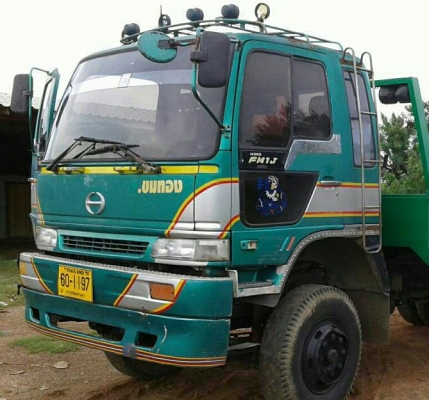 สิบล้อท้ายลาก ฮีโน่ FM3M P11320แรง 2เพา สโลส บรรทุก แม็คโค 200-320 รถพร้อมใช้ เล่มทะเบียนพร้อมโอน