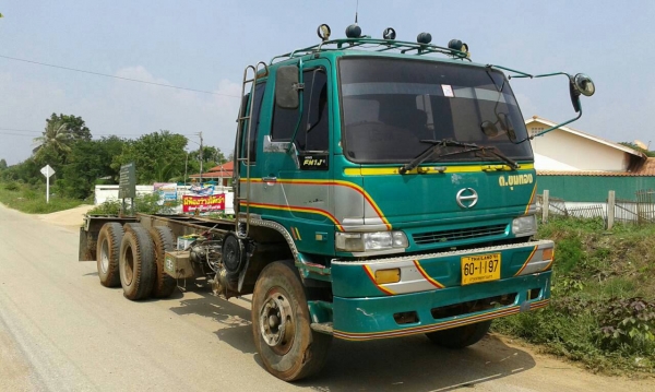 สิบล้อท้ายลาก ฮีโน่ FM3M P11320แรง 2เพา สโลส บรรทุก แม็คโค 200-320 รถพร้อมใช้ เล่มทะเบียนพร้อมโอน