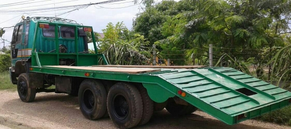 สิบล้อท้ายลาก ฮีโน่ FM3M P11320แรง 2เพา สโลส บรรทุก แม็คโค 200-320 รถพร้อมใช้ เล่มทะเบียนพร้อมโอน