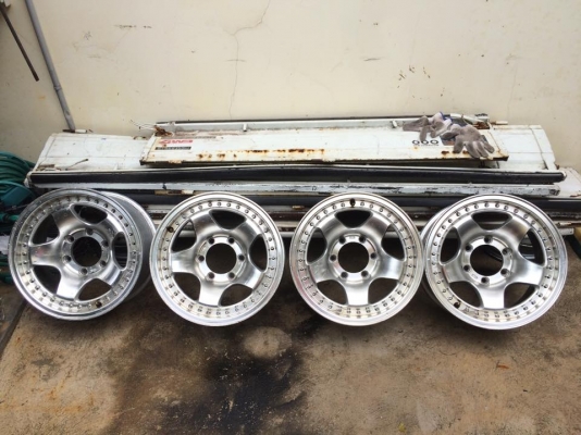 ขายล้อเก่าญี่ปุ่น ขอบ16x8 et 0 6/139.7 เก่าญี่ปุ่นสภาพสวยๆ ไม่คดไม่ดุ้ง ไม่เบียด ดูของพระราม2 ราคา14000บาท 089 0211090 Id champ_rama2