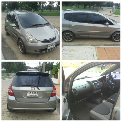 Honda Jazz 1.5 E(AV) ตัวท็อป เกียร์ออโต้7สปีด ออฟชั่นเต็ม มีบุ๊คเซอร์วิสครบ
