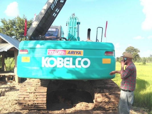 ขายรถขุดแบ็คโค MARK8 YN12 โกเบลโก้ ช่วงล่างดีบูมสวย สภาพเดิมสวยทำงานปกติ ลงงานได้เลย