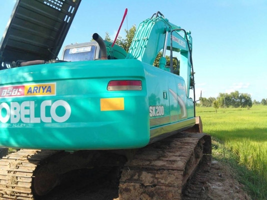 ขายรถขุดแบ็คโค MARK8 YN12 โกเบลโก้ ช่วงล่างดีบูมสวย สภาพเดิมสวยทำงานปกติ ลงงานได้เลย