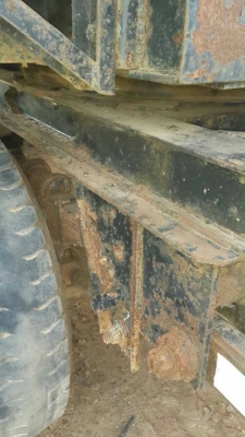 ขายรถบรรทุก 22 ล้อพ่วงแม่ลูกดัมพ์ ISUZU DECA 320 แรงม้าปี 2550 ลูกพ่วงสามมิตร 3 เพลา ราคา 2000000