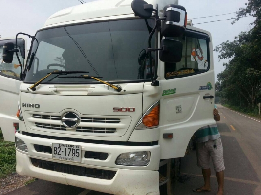 ขายดาวน์รถบรรทุก 22 ล้อพ่วงแม่ลูกดัมพ์ HINO MEGA 260 แรงม้าปี 2556 ลูกพ่วงสามมิตร 3 เพลา ขายดาวน์ 930000