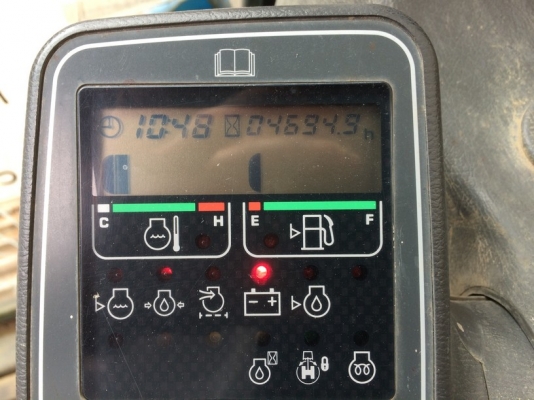 ถึงไทยแล้วครับ Komatsu PC120-6E SN: 58829 ปี 1997 ใช้งานแค่ 4 พันกว่าชม. ครับ ไม่แพง