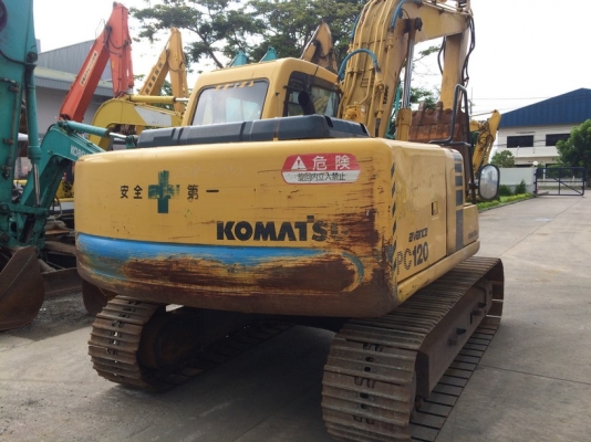 ถึงไทยแล้วครับ Komatsu PC120-6E SN: 58829 ปี 1997 ใช้งานแค่ 4 พันกว่าชม. ครับ ไม่แพง