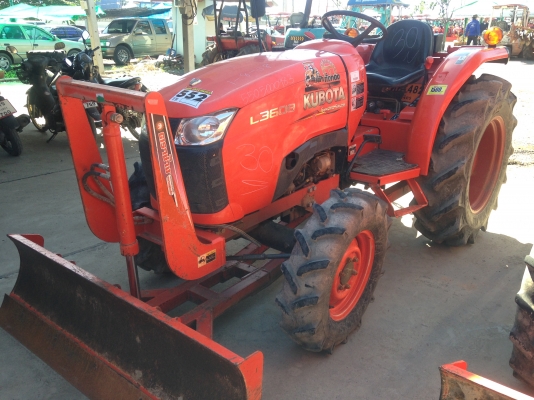 ขายแทรกเตอร์ L3608 พร้อมโรตารี่ 164E รถเดิมสวยๆ