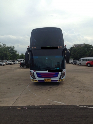 ขายรถบัส(ทัวร์)ปรับอากาศมือสอง ติดGPSพร้อมเครื่องเสียงและตัวถังใหม่