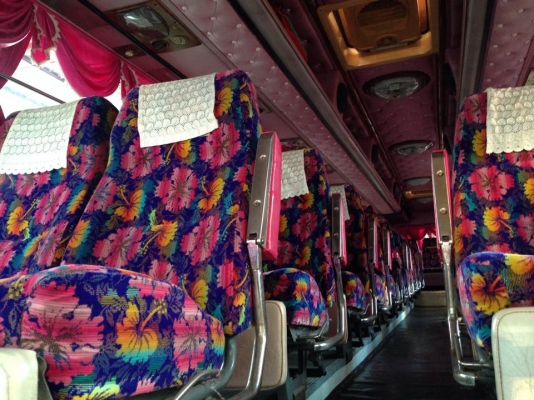 ขายรถบัส(ทัวร์)ปรับอากาศมือสอง ติดGPSพร้อมเครื่องเสียงและตัวถังใหม่