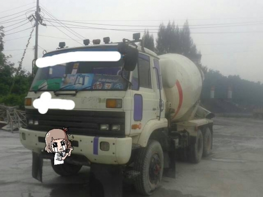 ขายรถบรรทุก 10 ล้อโม่ปูน NISSAN UD CWM430 230 แรงม้า โม่ 6 คิว ราคา 700000