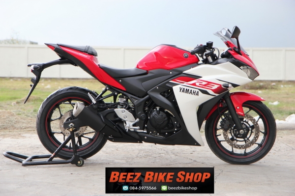 ขาย Yamaha R3 ปี2015 สภาพป้ายแดง ทะเบียนพร้อมโอน
