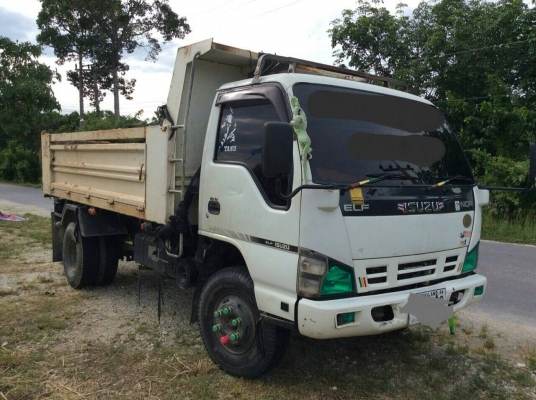 ขายรถบรรทุก 6 ล้อดัมพ์ ISUZU NQR 150 แรงม้าปี 2550 ราคา 600000
