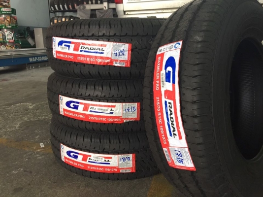ยาง GT RADIAL MAXMILLER PRO 215/70R15 เส้นละ 2,200 บาท