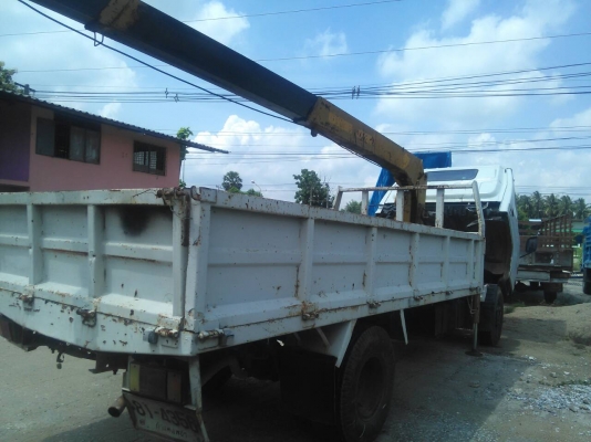 หกล้อ อีซูซุ NPR135เครน3ตัน4ปอก3ชัก สภาพดีสวยพร้อมใช้ ทะเบียนพร้อมโอนรถ